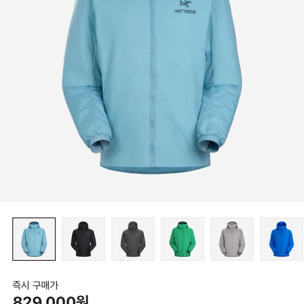 아크테릭스 아톰 LT Hoody Solace