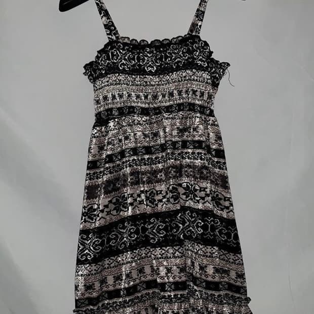 오리엔탈 벨벳 원피스