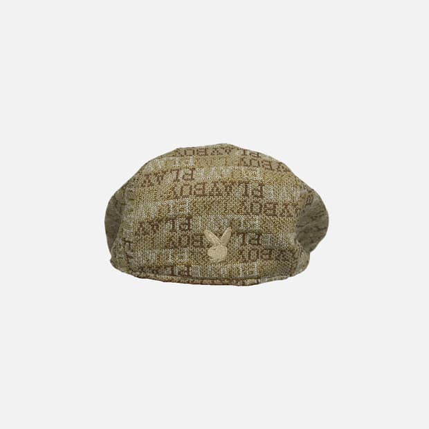 플레이보이 로고 패턴 헌팅캡 (일본판) 일본빈티지