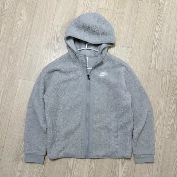 155사이즈 (여44~55) 아동 여성 나이키 뽀글이 후드집업