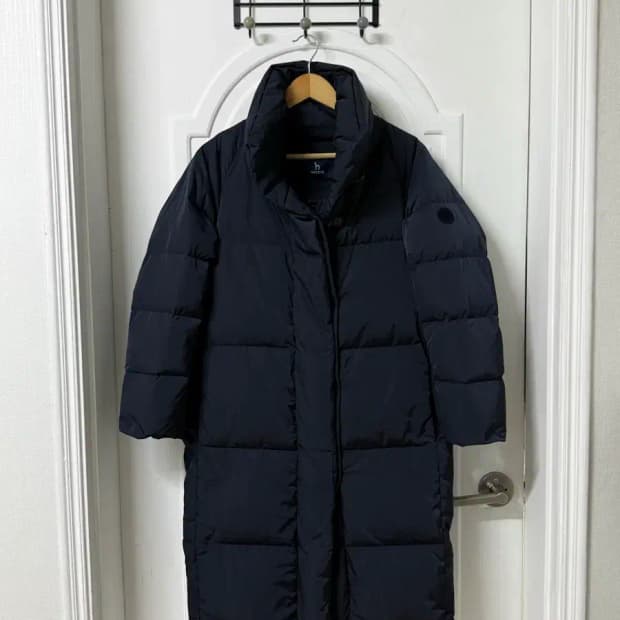 85-160 사이즈 여성 헤지스 구스다운 롱패딩