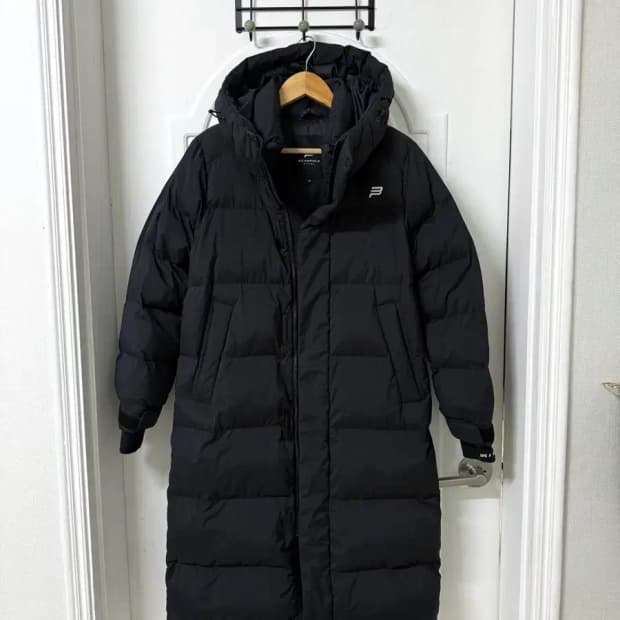 85사이즈 공용 빈폴 스포츠 블랙 롱패딩