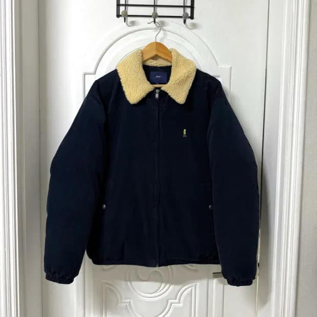 L사이즈 예일 코듀로이 패딩 점퍼