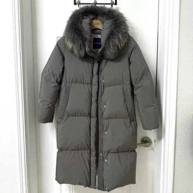 90사이즈 빈폴 레이디스 구스 롱패딩