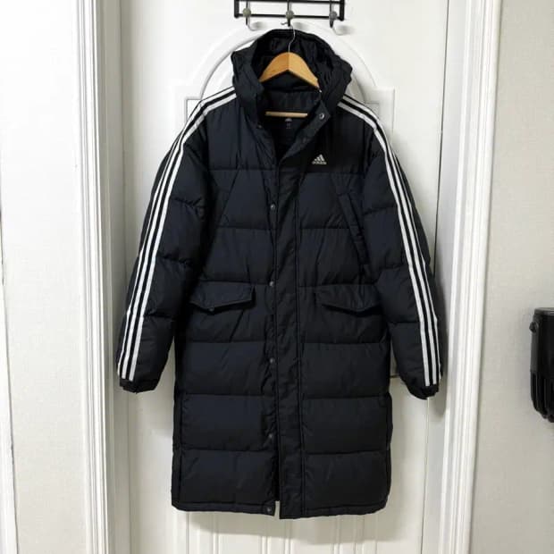 95 M사이즈 아디다스 오리털 롱패딩