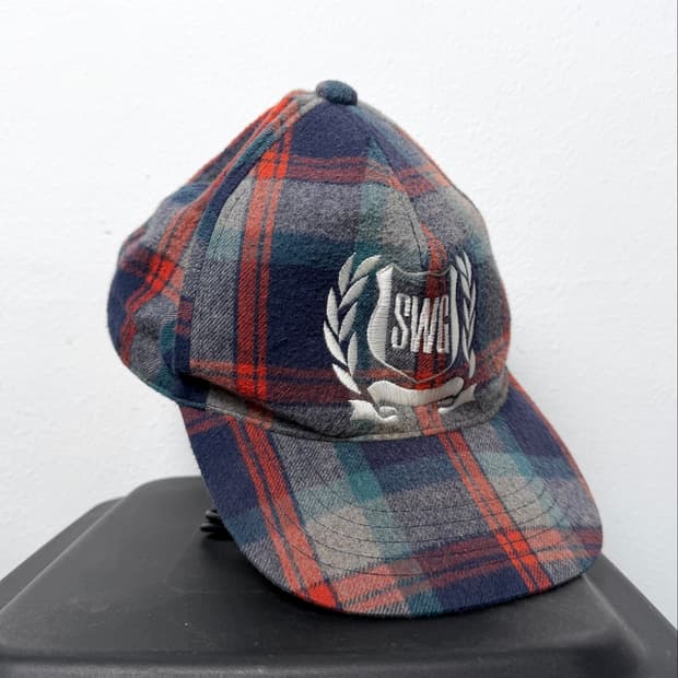SWAGGER 플란넬 체크 캡