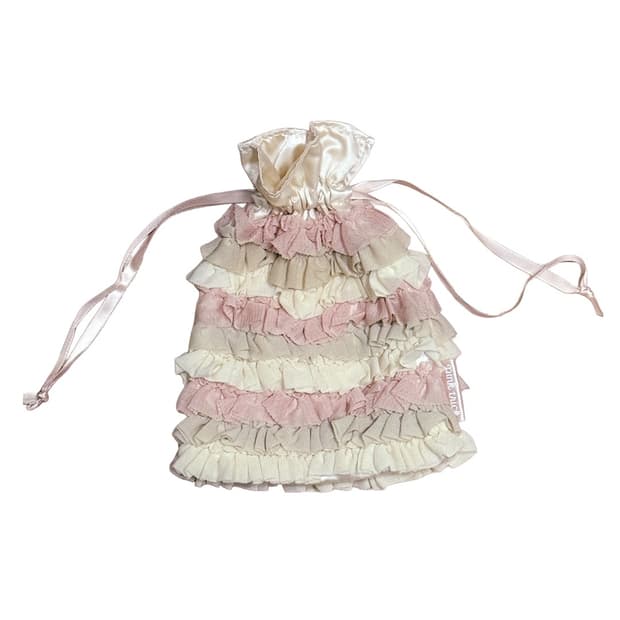 라떼갸루 크림 조리개 파우치