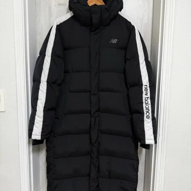 xl 105 / 뉴발란스 블랙 덕다운 롱패딩