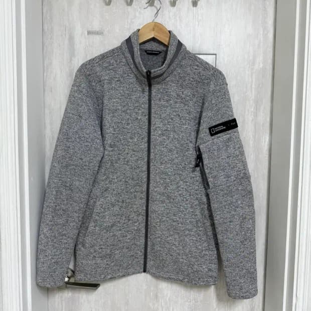 남성 100~105 / 내셔널지오그래픽 니트 후리스 집업