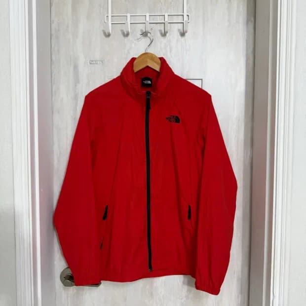남성 95 M / 노스페이스 경량 바람막이 자켓 레드