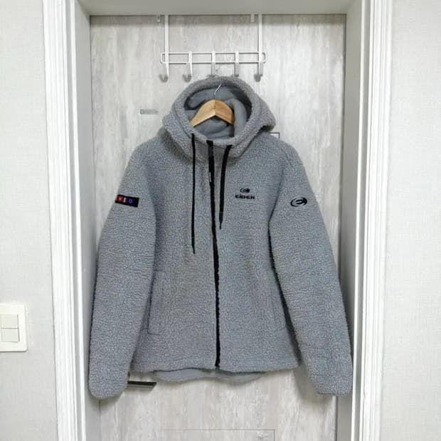 100 L / 아이더 스투키 뽀글이 후리스 자켓 쿨그레이