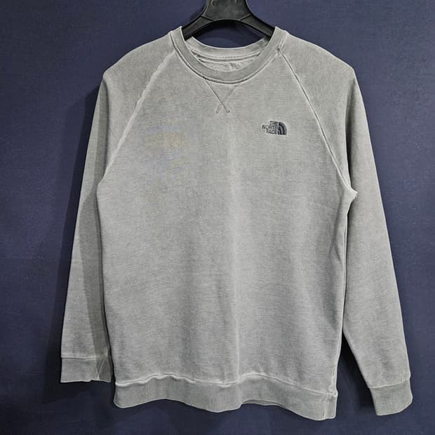 노스페이스 그레이컬러 남성 105 맨투맨 