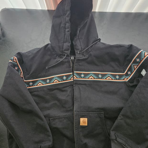 칼하트 액티브 자켓 50주년 한정 몬타나 패턴