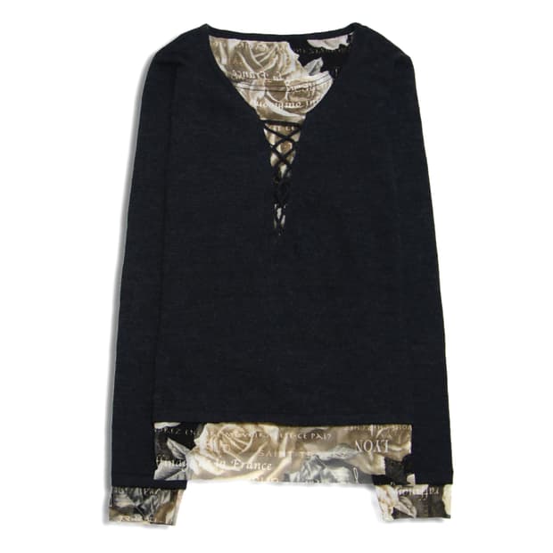 atelier by c'est moi Flower Wool knit