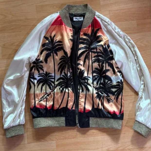 생로랑 팜트리자켓 50