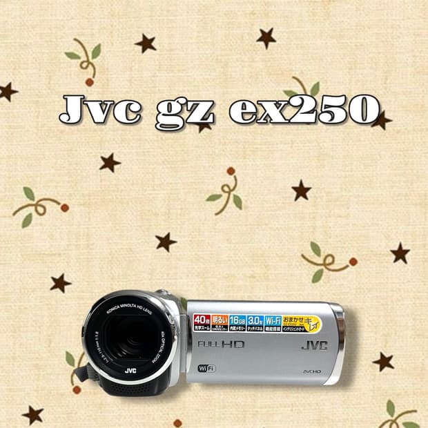 ✔️원격조정/ 풀박구성/ jvc gz ex250 빈티지 캠코더