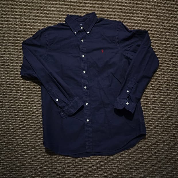 폴로 랄프로렌 옥스포드 셔츠 네이비 L