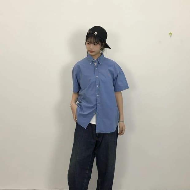 Polo Ralph Lauren Blue Oxford Shirt