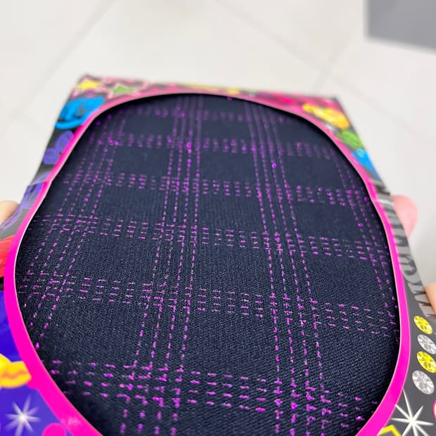 블랙핑크 반짝이 체크 60데니어 팬티스타킹