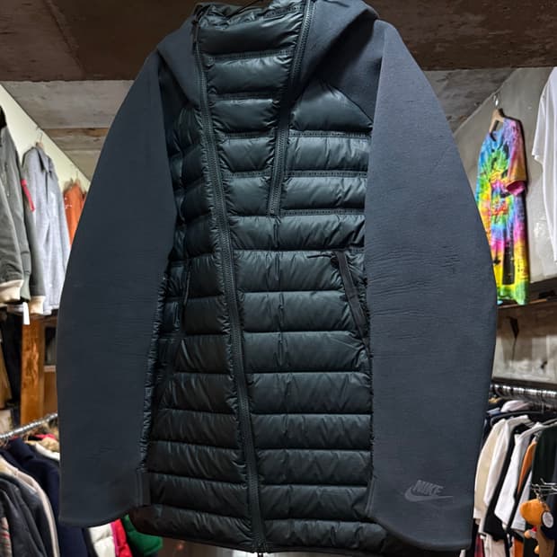 Nike 나이키 사선 테크팩 오리털 패딩