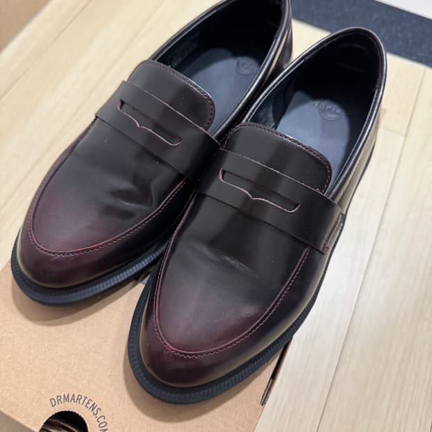 닥터마틴 테마라 로퍼 체리 레드 버건디 UK6 250