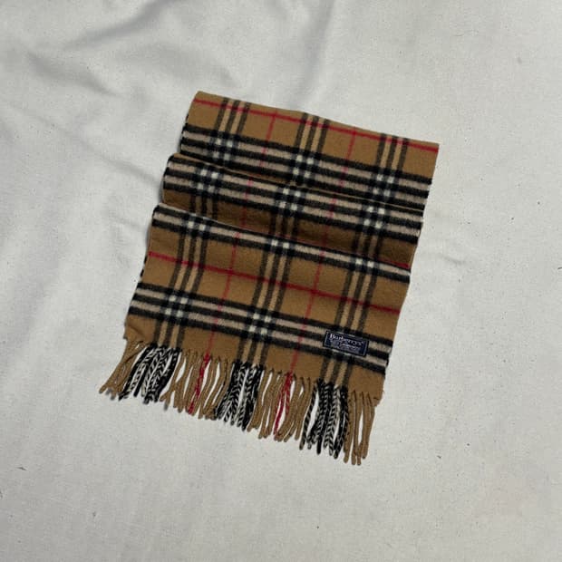 OS 버버리 노바체크 램스울 머플러