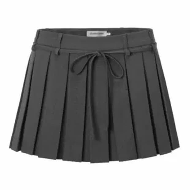 쓰리타임즈 치어리 스커트 cheery skirt 그레이 m