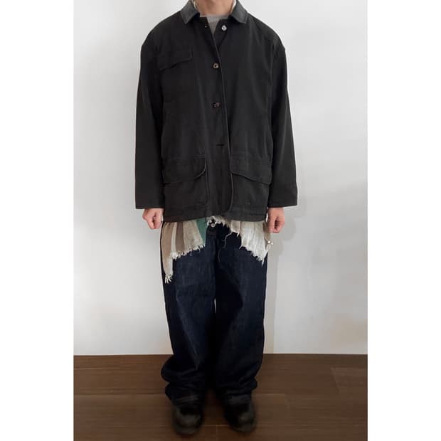 Leather Patch Work Jacket