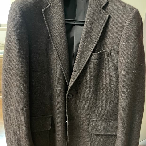 제이프레스 딥브라운 트위드 블레이저 LL (105)