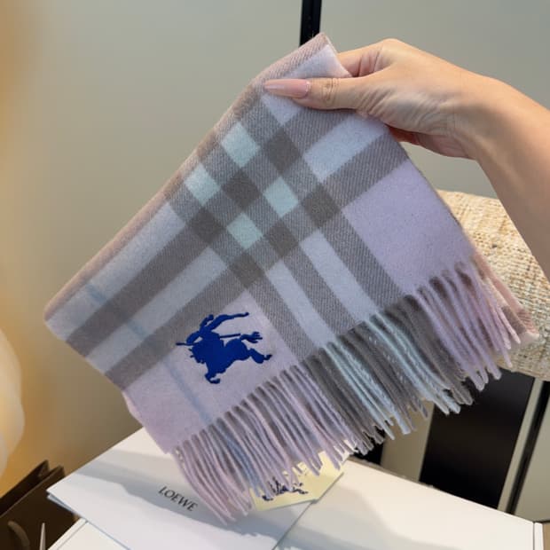 버버리 리버서블 스카프 100% 램스울
