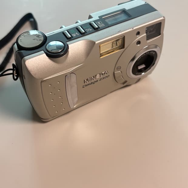 미놀타 2300 빈티지 디지털 카메라