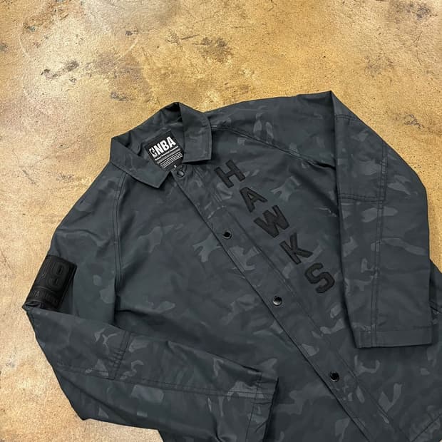 [정품/S] NBA 애틀란타 호크스 카모 코치 자켓 b16