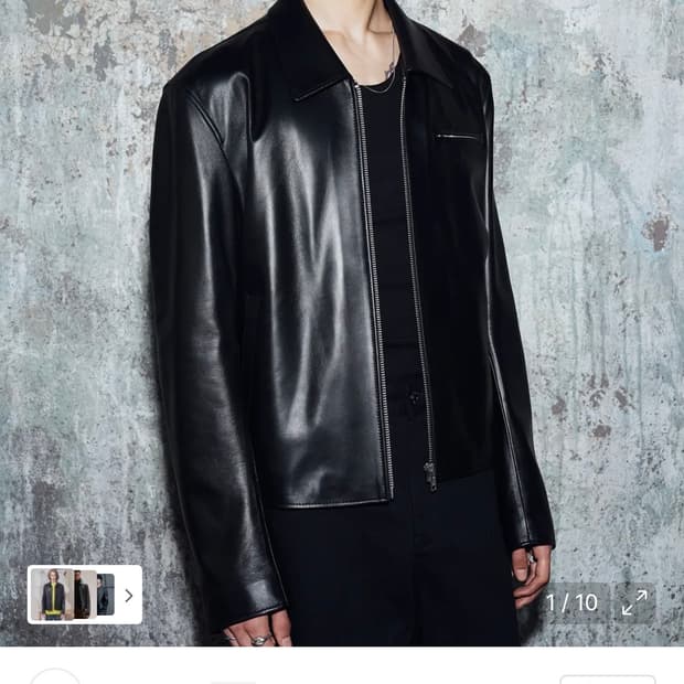 도프제이슨 램스킨 싱글 자켓 XXL