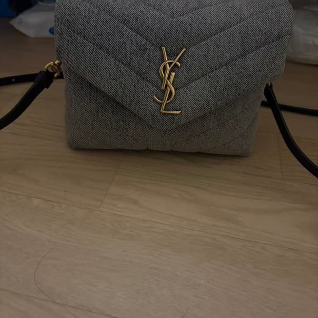 생로랑 데님 루루 토이백