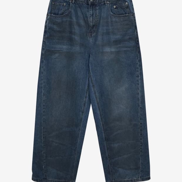 Yiyae old school wide fit denim L