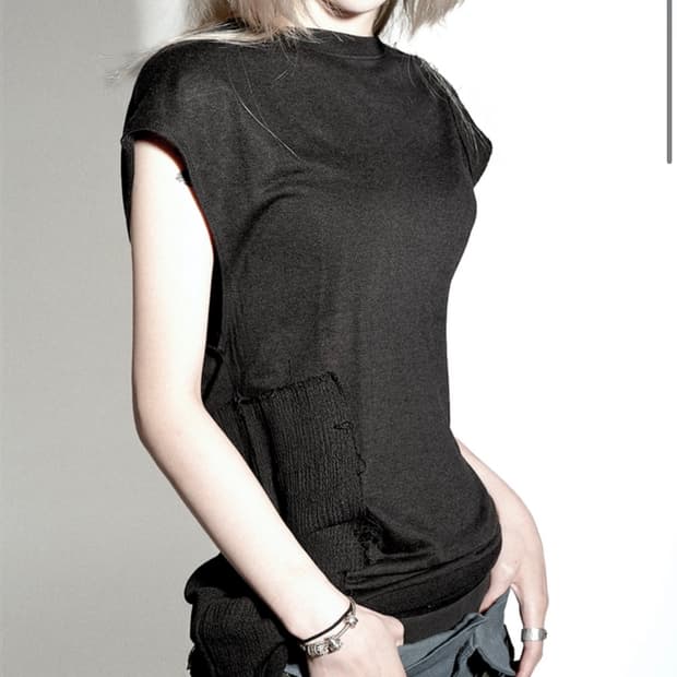blacksmith Bandage Patched Sleeveless