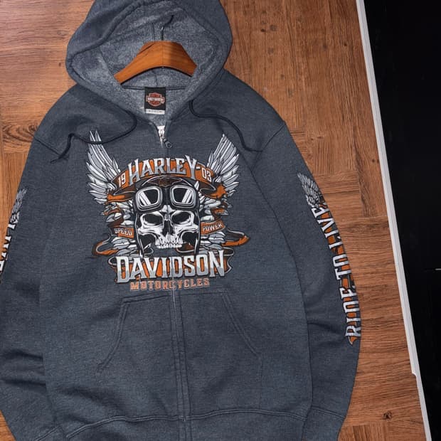 할리데이비슨 서울 후드집업