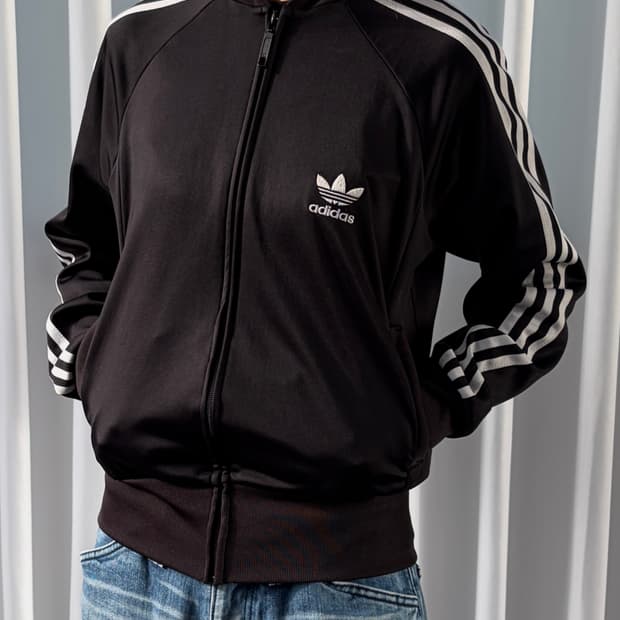 [M]아디다스 슈퍼걸 블랙 트랙탑 져지