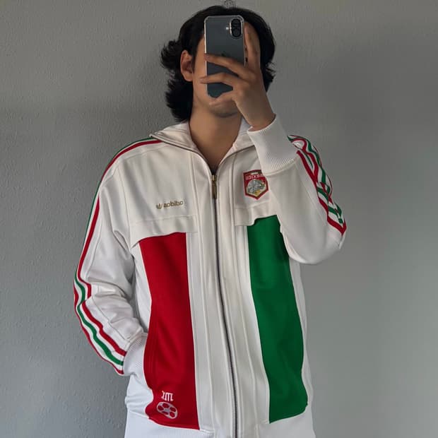 [L]아디다스 멕시코 월드컵 화이트 트랙탑 져지