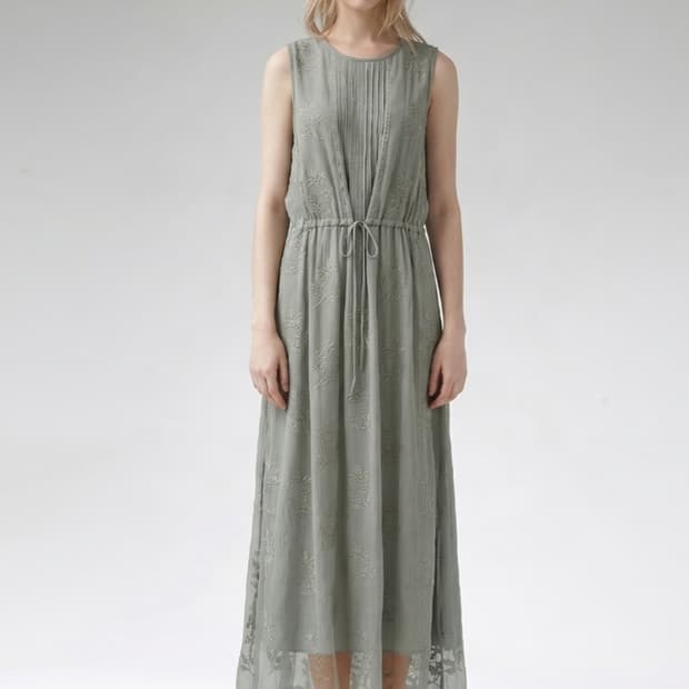 바네사브루노 아떼 실크100 맥시롱 원피스 S사이즈