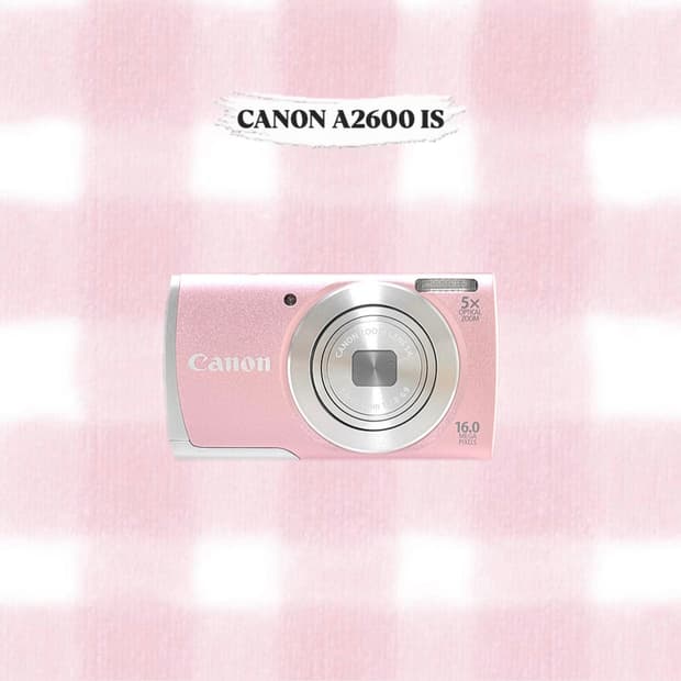 캐논 파워샷 A2600 IS 베이비핑크 빈티지디카