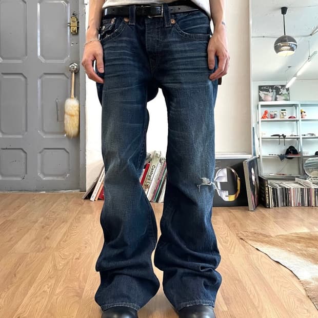 트루릴리전 플레어 팬츠