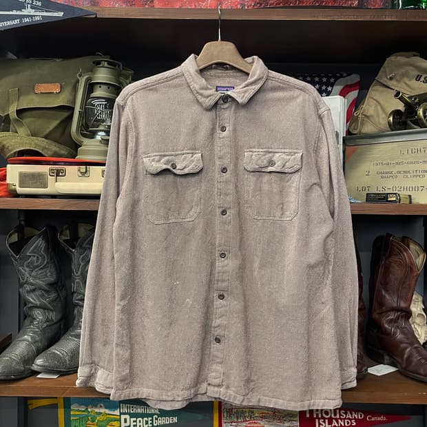 FA14 파타고니아 오가닉 코튼 포켓 플란넬 셔츠