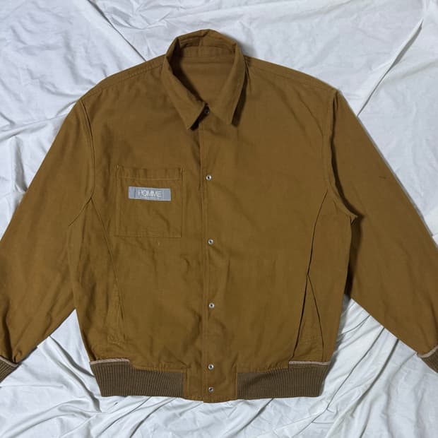 70s 옴므 꼼데가르송 리버시블 자켓 레이 가와쿠보 데카옴므