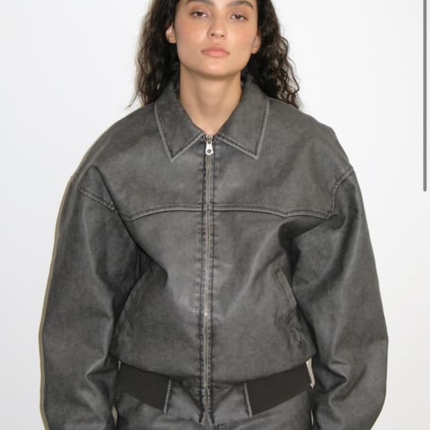 삽니다 폴리수엠 레더 웨스턴 자켓 leather western