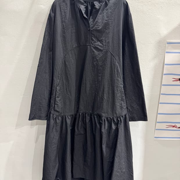 vintage 나일론 포켓 원피스