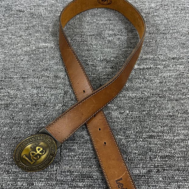 빈티지 LEE 가죽 벨트 