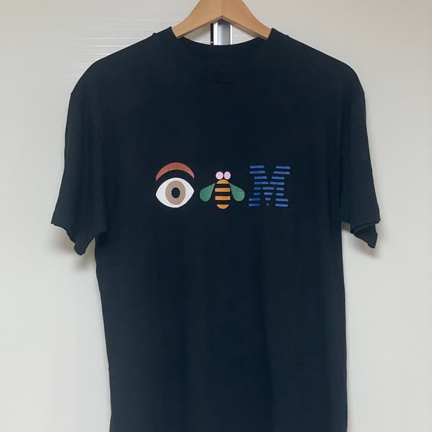 IBM 검은색 티셔츠 M사이즈