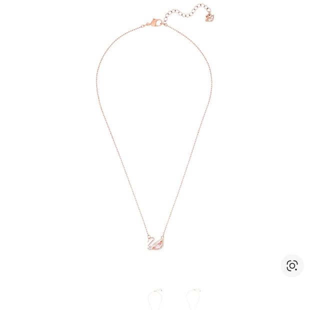 스와로브스키 목걸이 로즈골드
