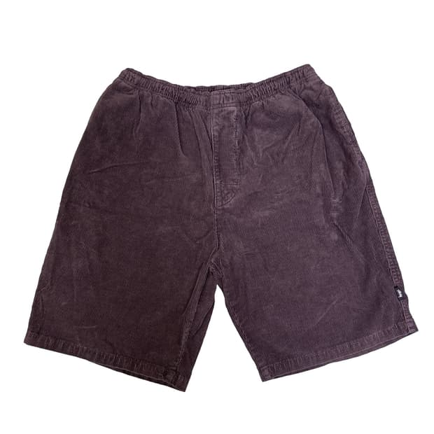 빈티지 00s 스투시 STUSSY 재팬 코듀로이 비치 쇼츠 차콜 L